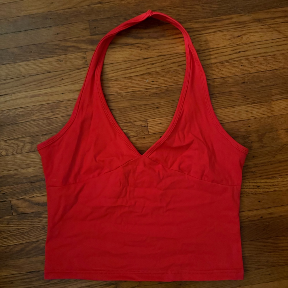 Red Halter Top